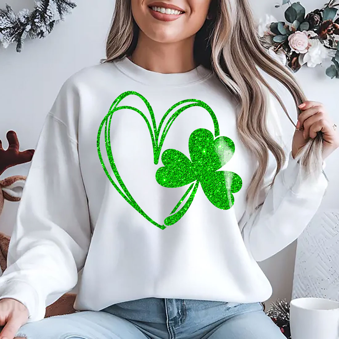 Love St Patrick’s Day T-Shirt Design svg cover image.