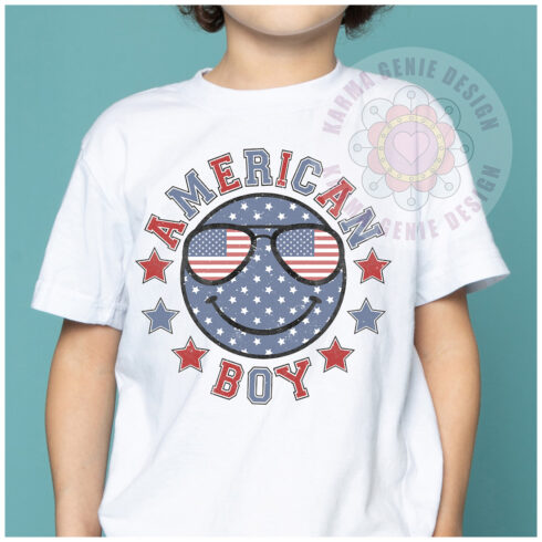 American Boy Design - Retro USA Png cover image.