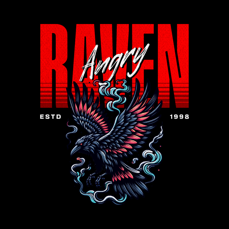 angry raven 843