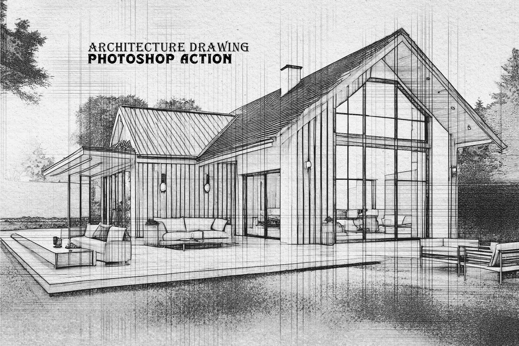 architecture drawing photo effect cover 85