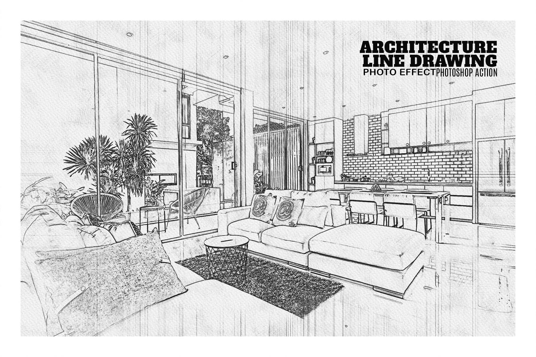 architecture line drawing cover 204