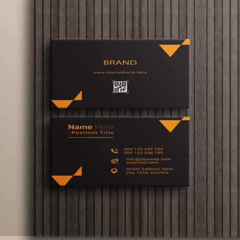 creative and simple modern business card design cover image.