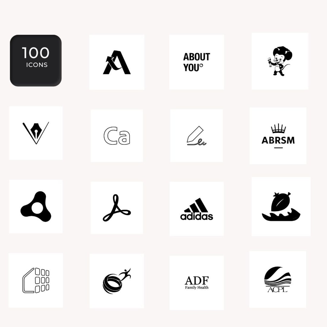 Mixed Icon Set – Versatile Designs for Creative Projects preview image.