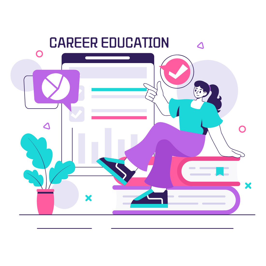 10 Career Development Education Illustration cover image.