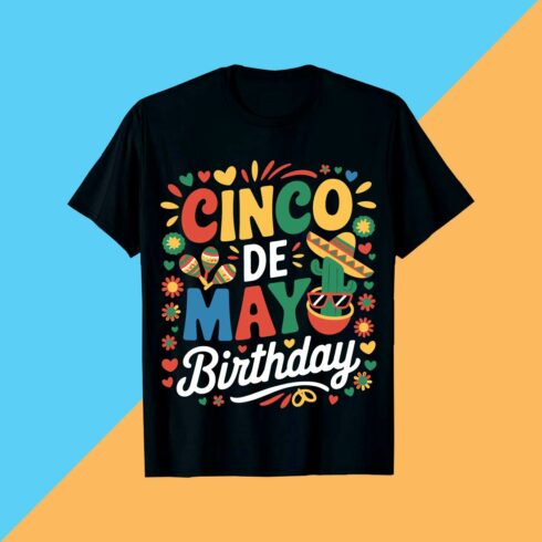 Cinco de Mayo Birthday Fun Design cover image.