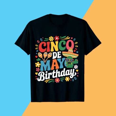 "Festive Cinco de Mayo Birthday Shirt" cover image.