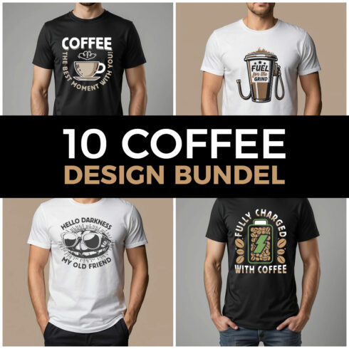 Coffe Lovers T-Shirt Bundel cover image.