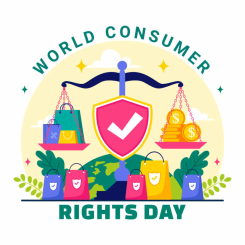 11 World Consumer Rights Day Illustration cover image.