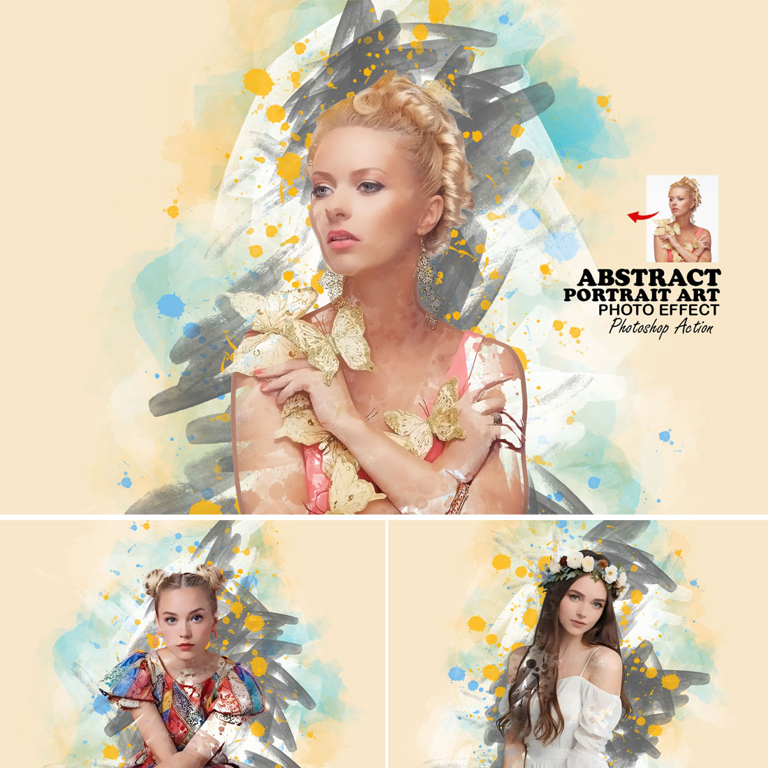 Abstract Portrait Art Action cover image.