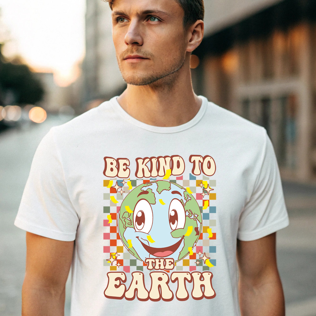 earth day graphic design suitable of t shirt and mug design 9 with male t shirt mock up 160