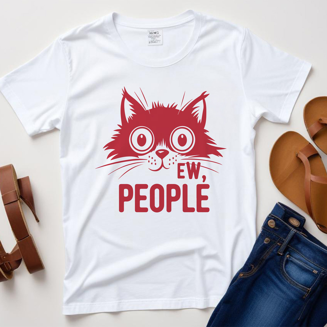 ew people white plane tshirt mockup 236