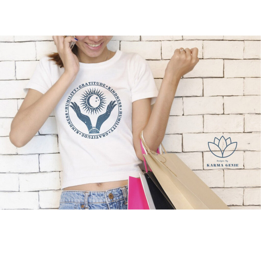 Humility Gratitude Kindness Boho Design - MasterBundles