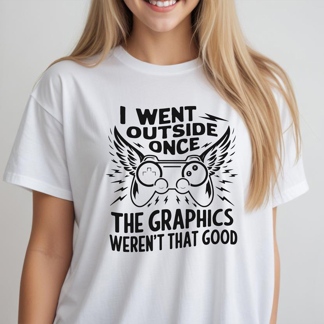 i went outside once the graphics werent that good female tshirt front mockup 517