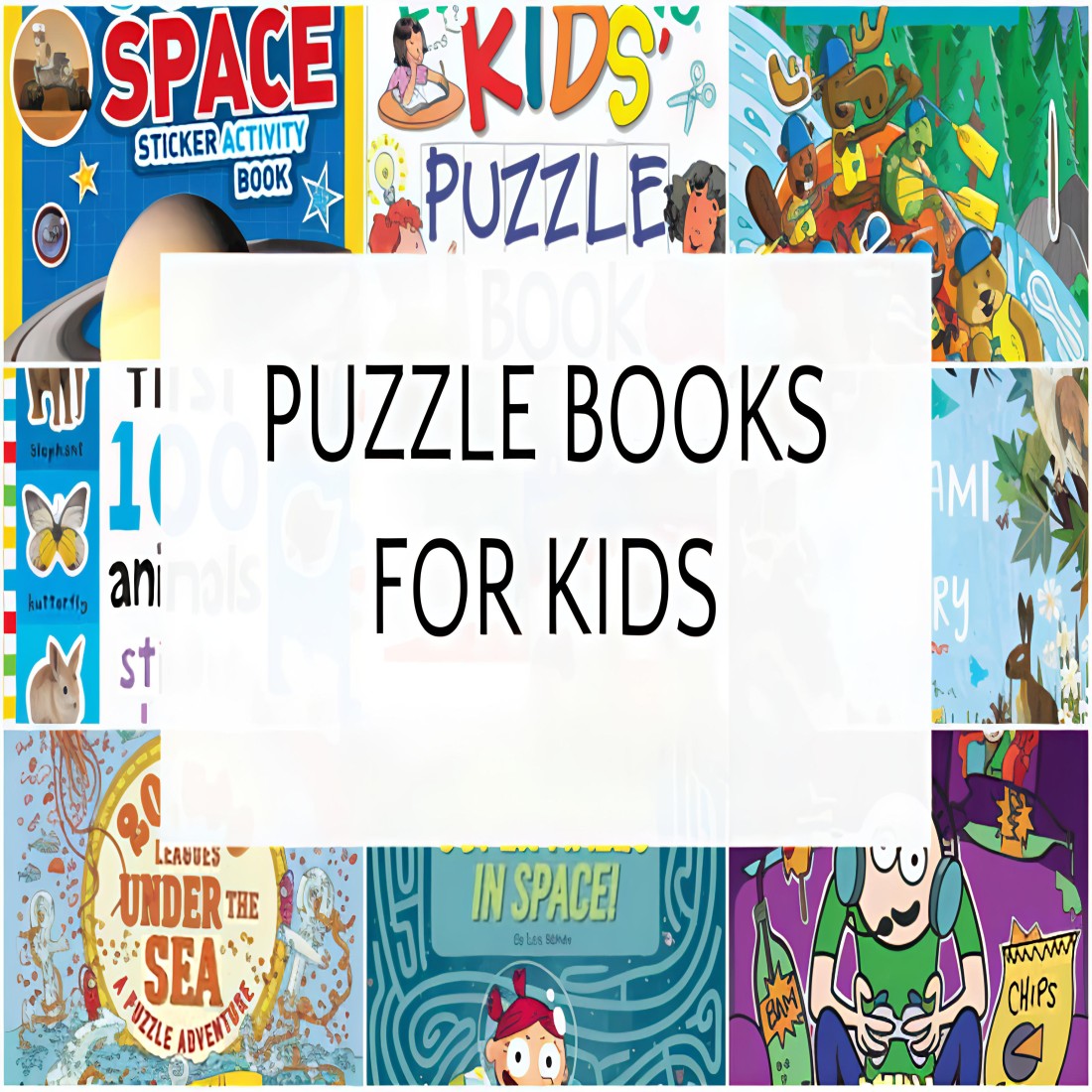 Puzzle Books For Kids preview image.