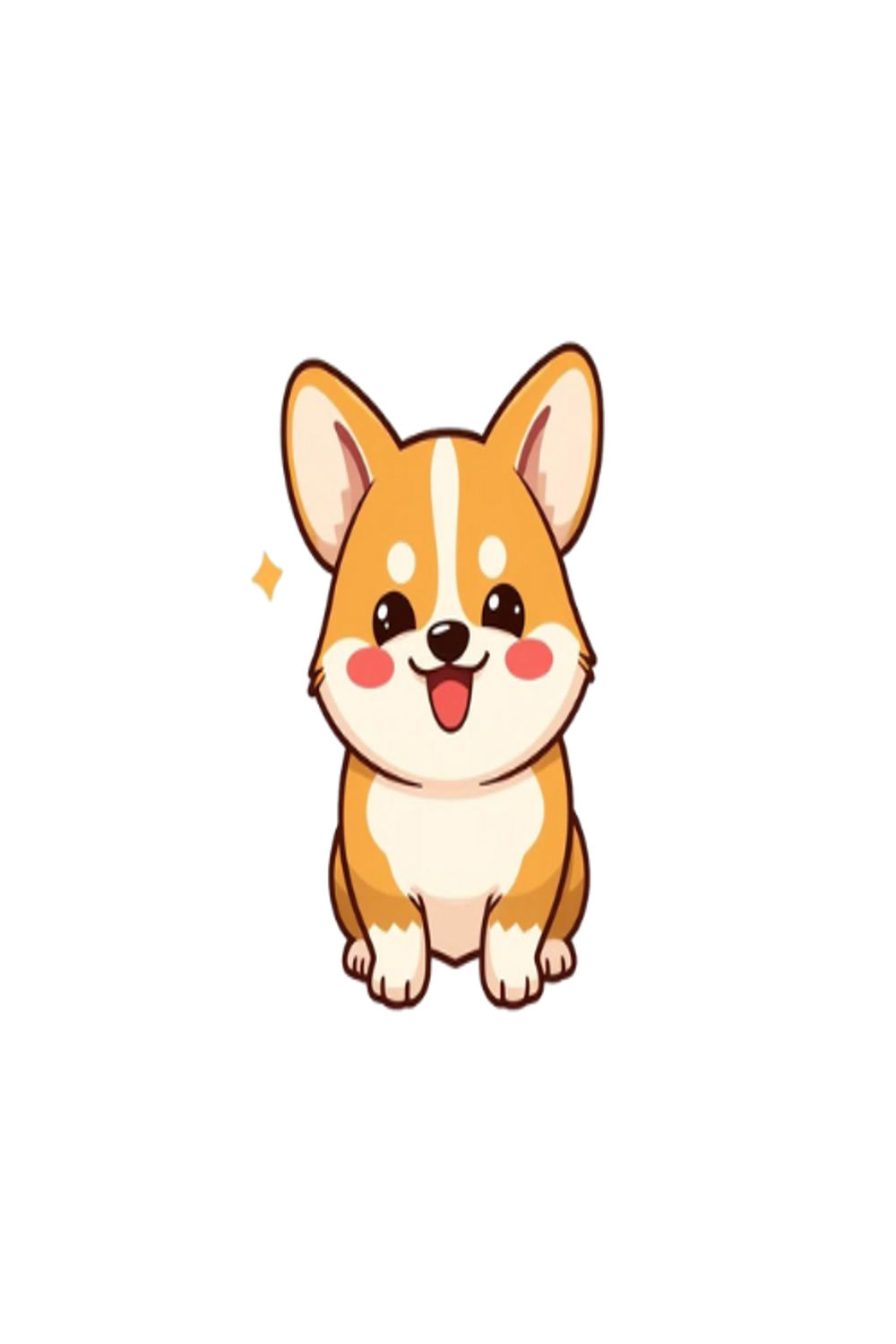 Corgi Stickers pinterest preview image.