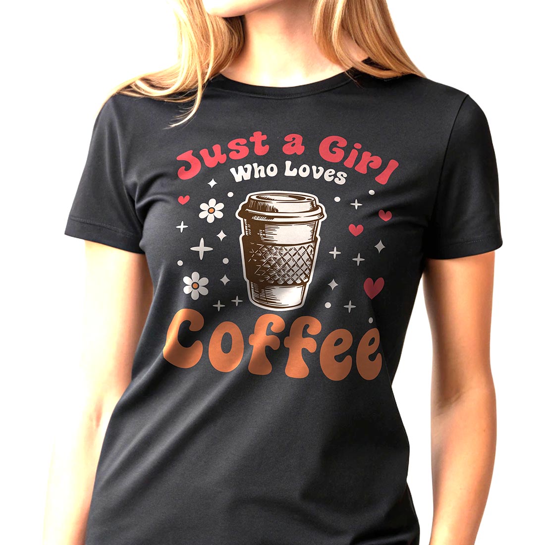 just a girl who loves coffee t shirt 898