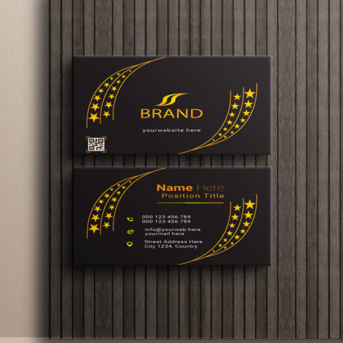 creative and simple modern business card design cover image.