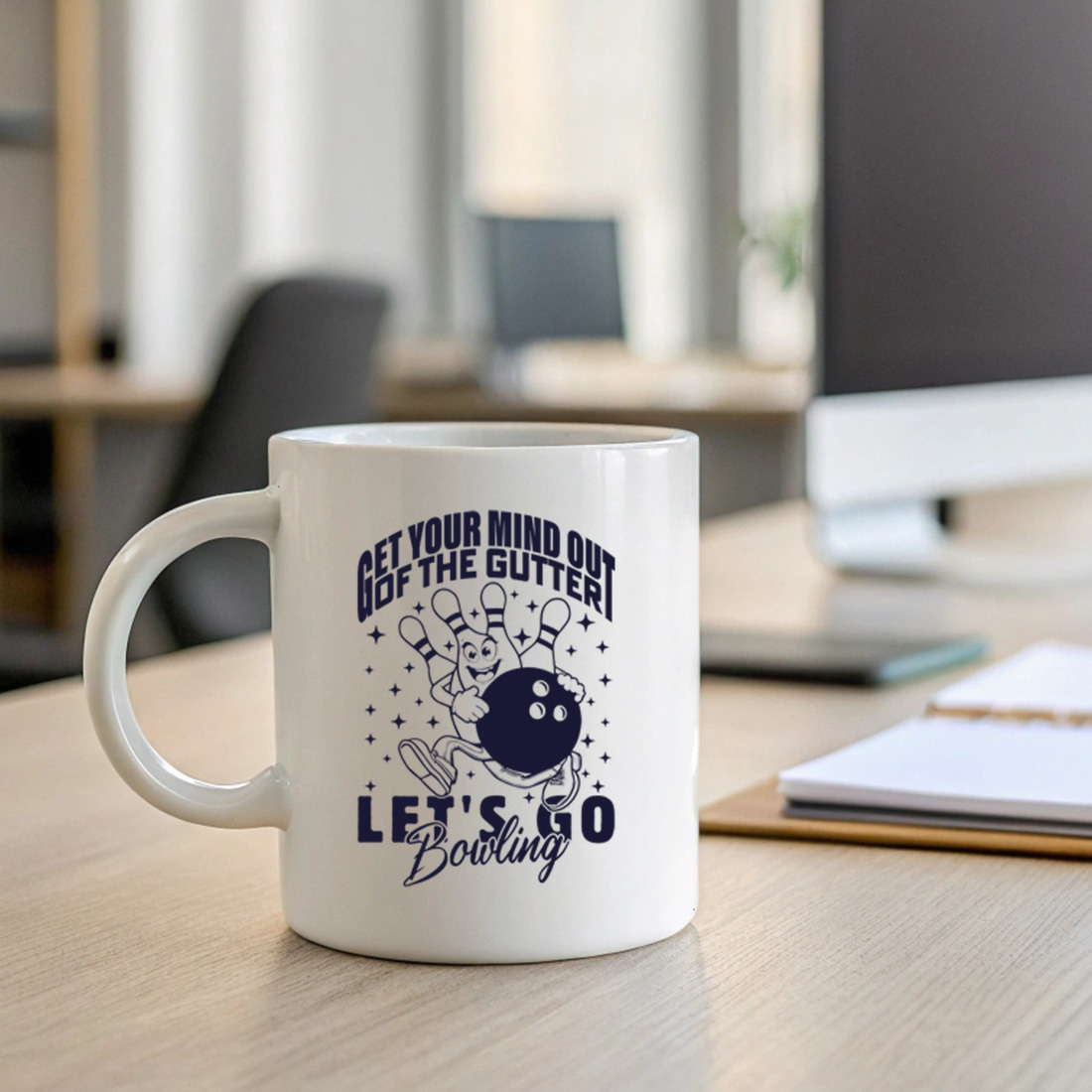 lets go bowling perfect vector illustration for sports enthusiasts 2 with mug mock up 20