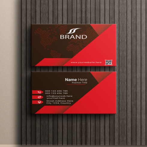 creative and simple modern business card design cover image.