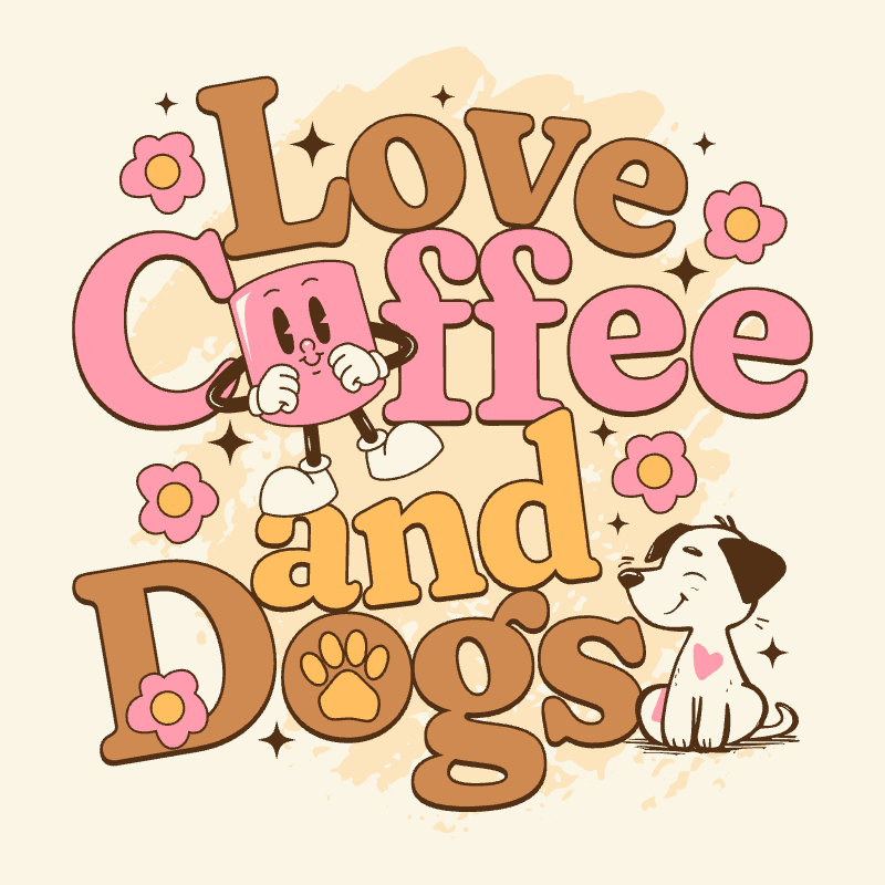 love coffe and dogs 472