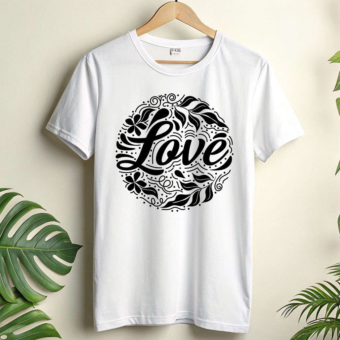 Love Typography Vector Graphic Design preview image.