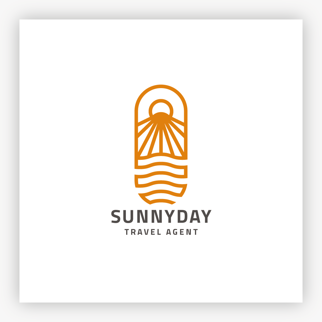 Sunny Day Travel Agent Logo cover image.