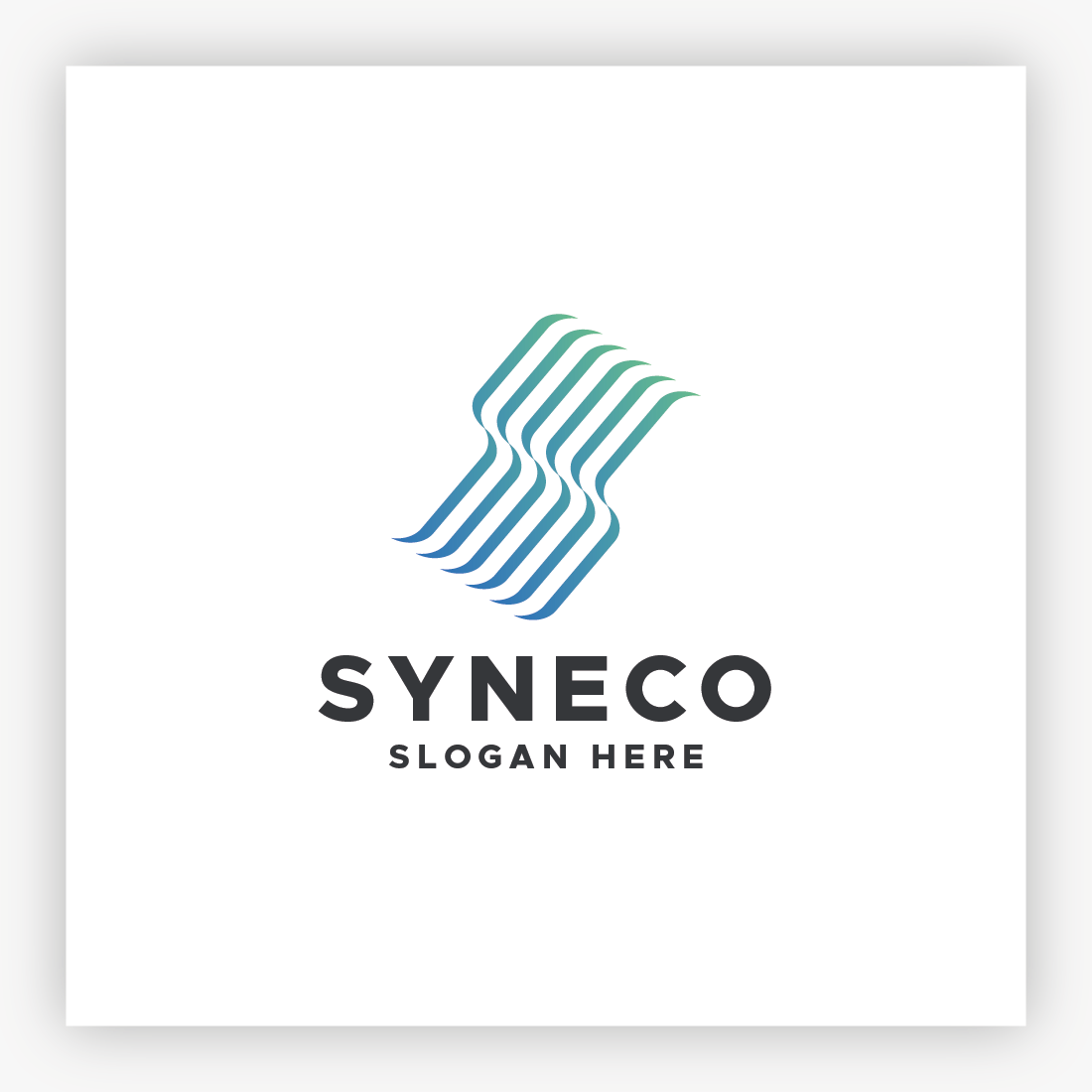 Syneco Letter S Logo preview image.