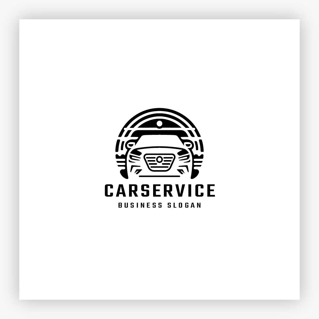 Car Service Company Logo preview image.