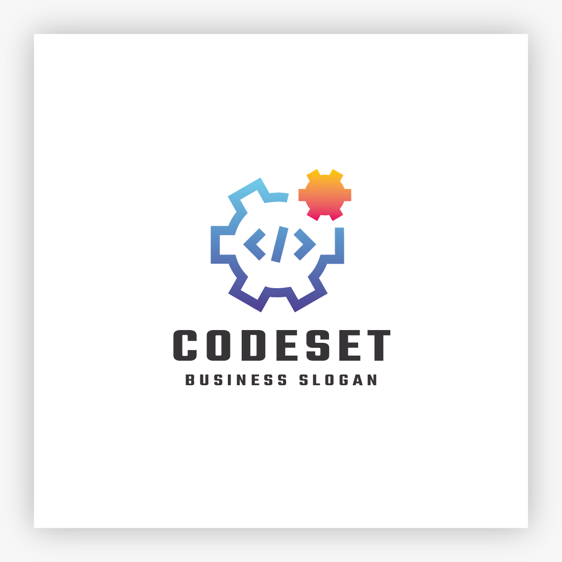 Code Switch Gear Logo preview image.