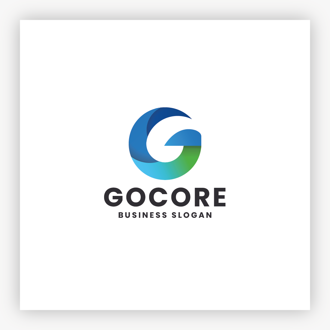 Go Core G Letter Logo preview image.