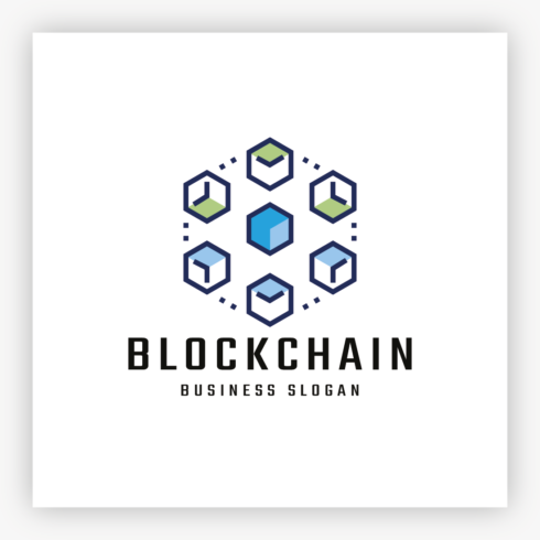 Blockchain Crypto Currency Cash Logo cover image.