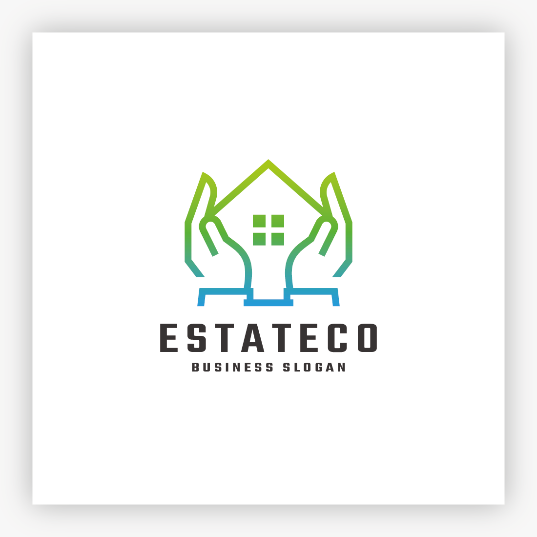 Hand Real Estate System Logo preview image.