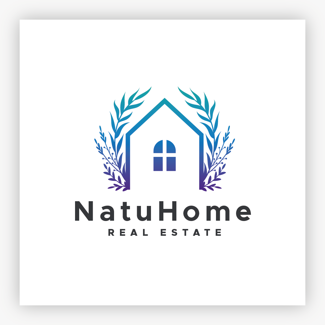 Nature Home Real Estate Logo cover image.