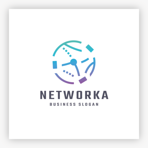 Social Network Tech Logo cover image.