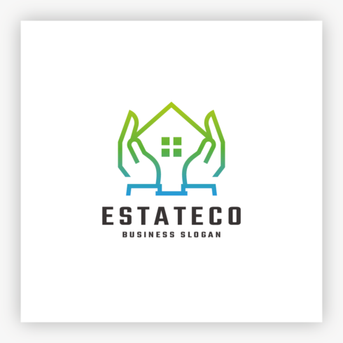 Hand Real Estate System Logo cover image.