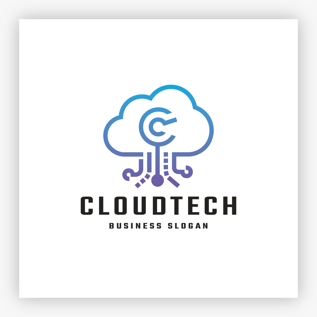 Data Cloud Tech Logo preview image.