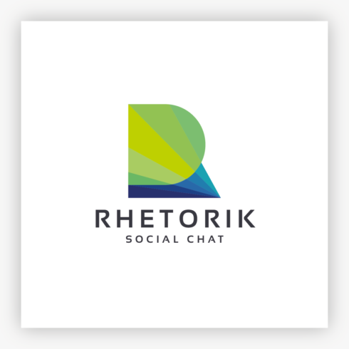 Rhetorik Letter R Logo cover image.