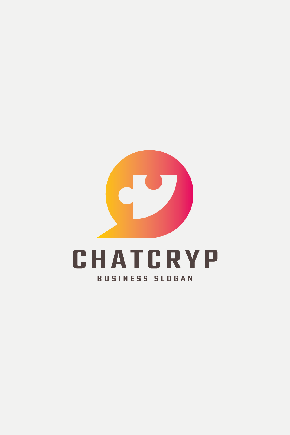 Global Social Chat Crypto Logo pinterest preview image.