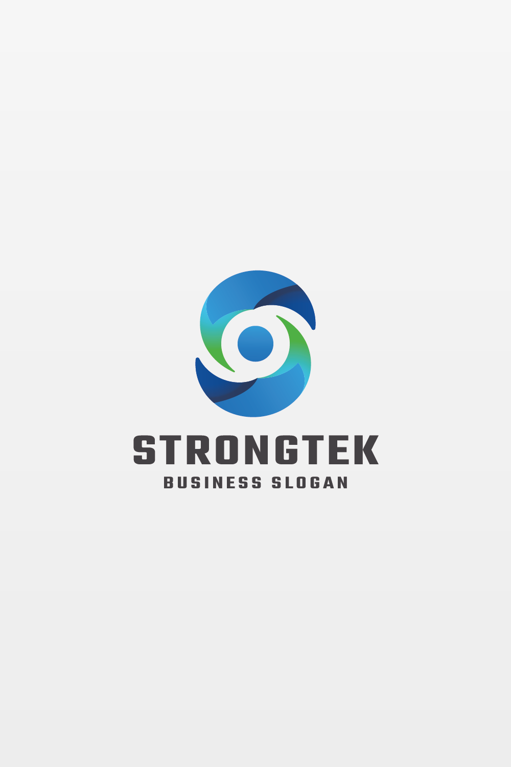 Strongtek S Letter Logo pinterest preview image.