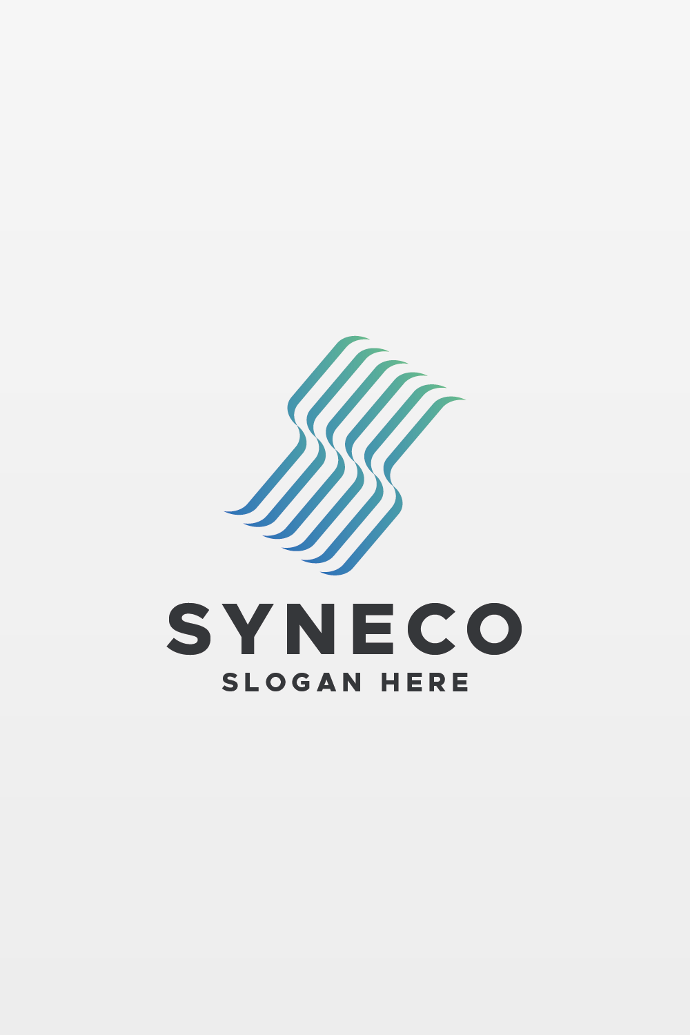 Syneco Letter S Logo pinterest preview image.