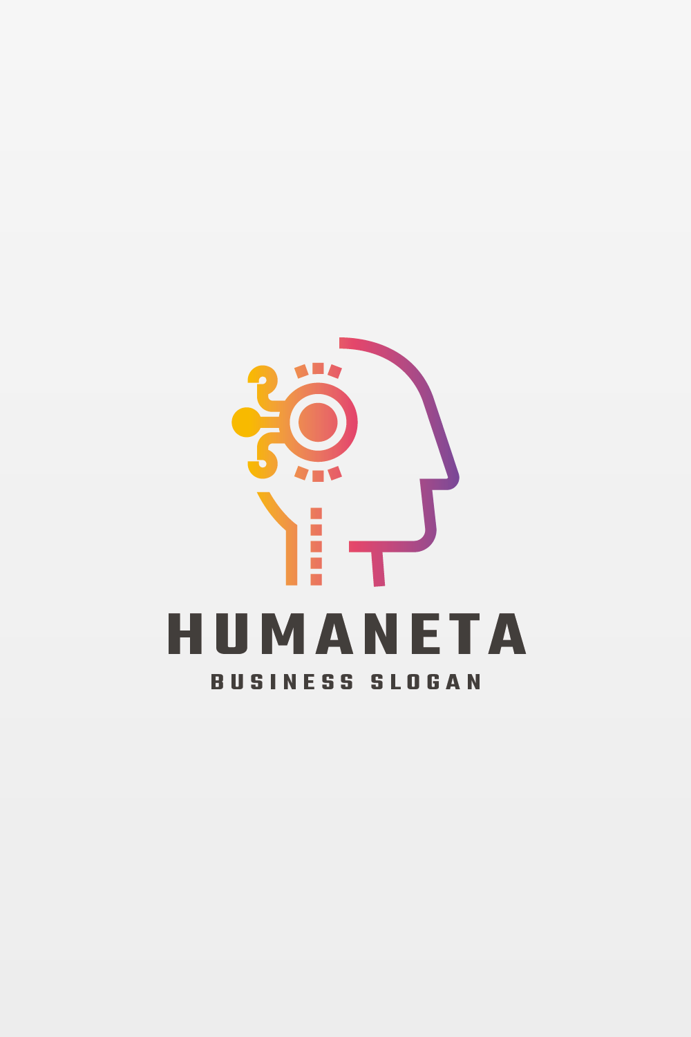 Human Virtual Data System Logo pinterest preview image.