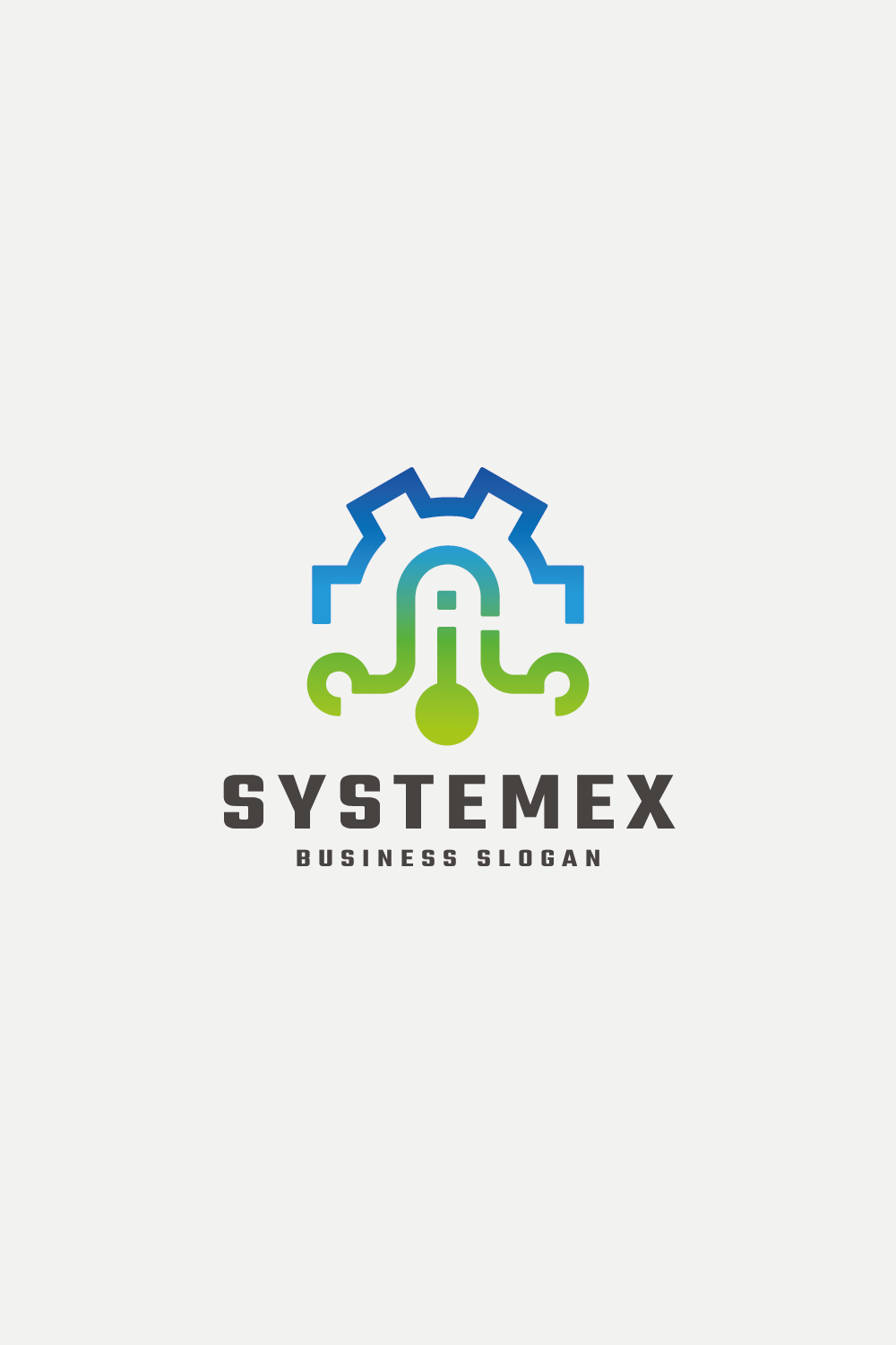 System Gear Solution Logo pinterest preview image.