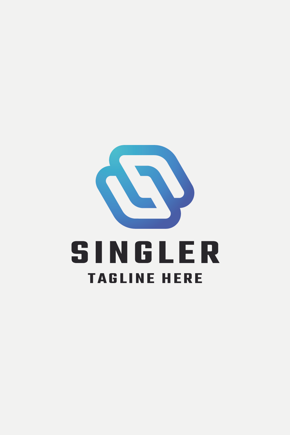 Singler Letter S Logo pinterest preview image.