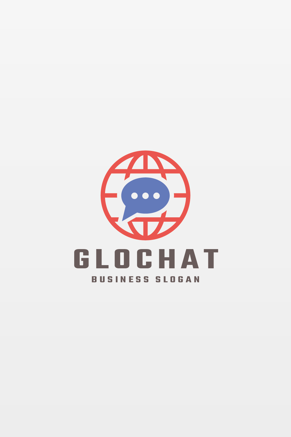 Global Chat Pro Logo pinterest preview image.