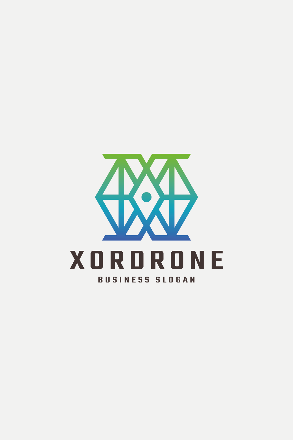 Xor Drone Expert Logo pinterest preview image.