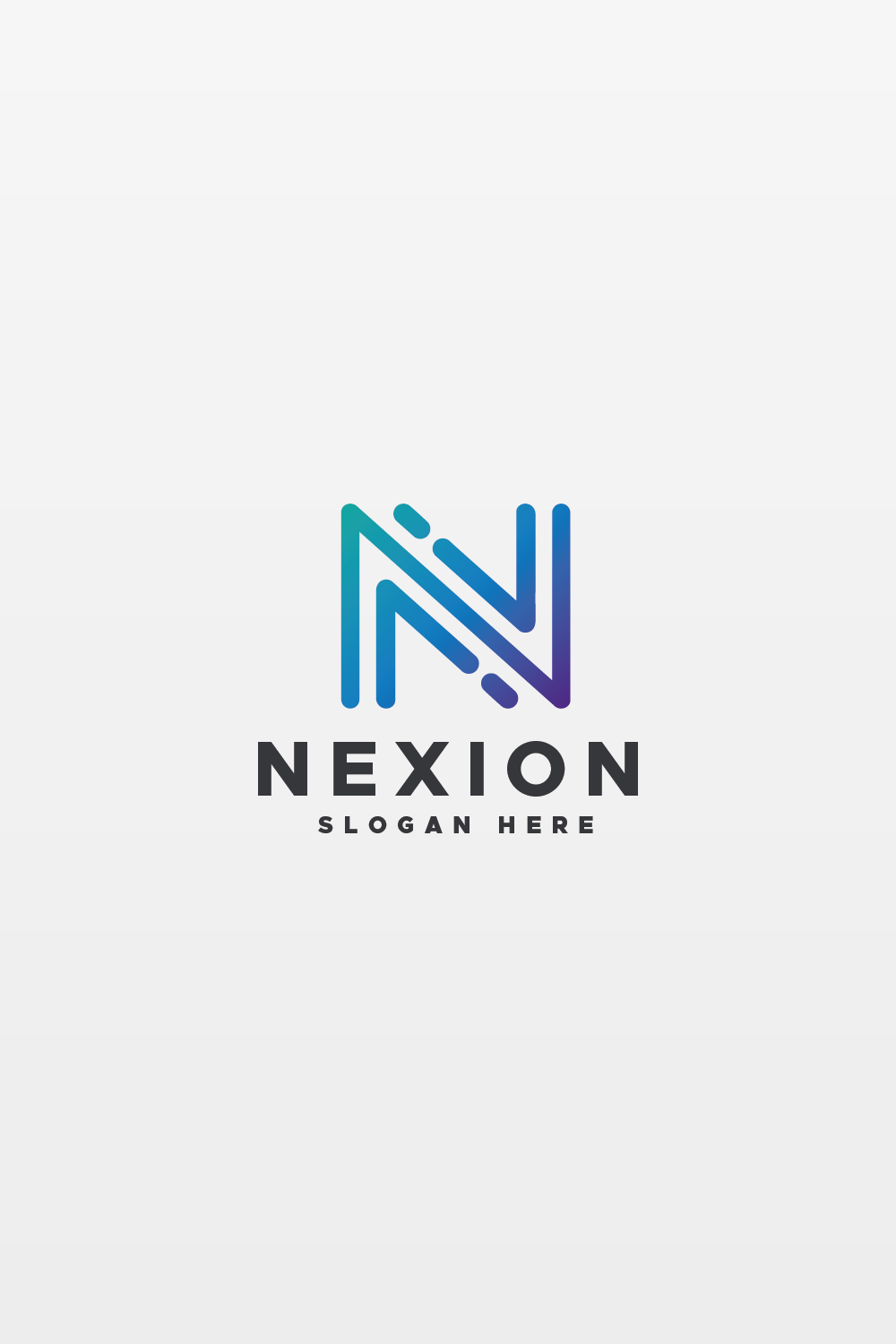 Nexion Letter N Logo pinterest preview image.