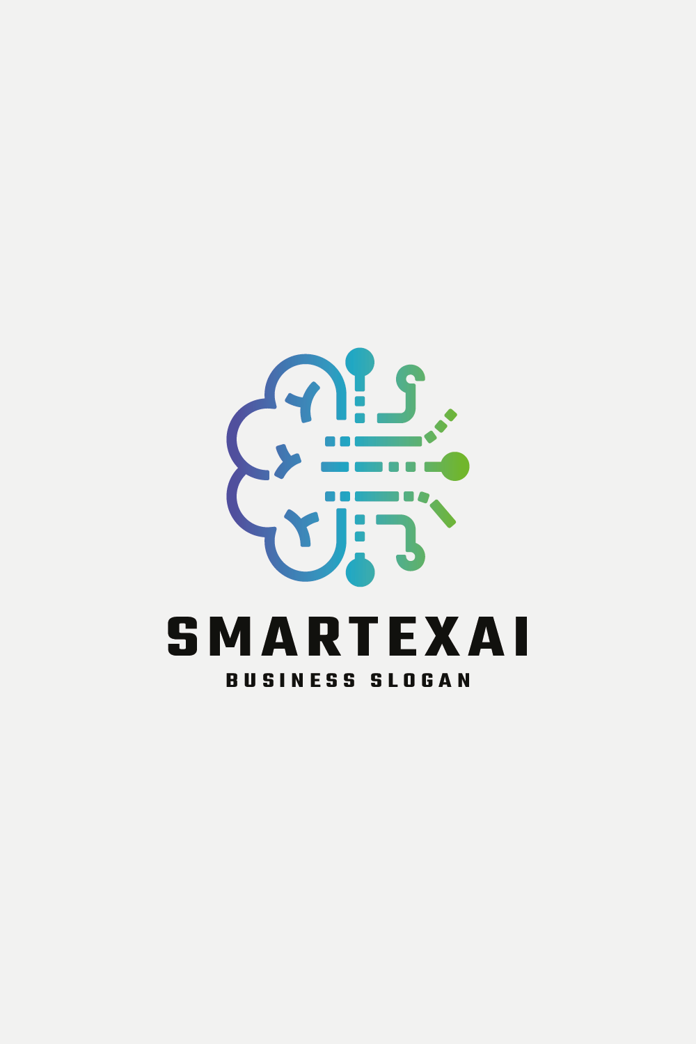 Smart Ai Data System Logo pinterest preview image.