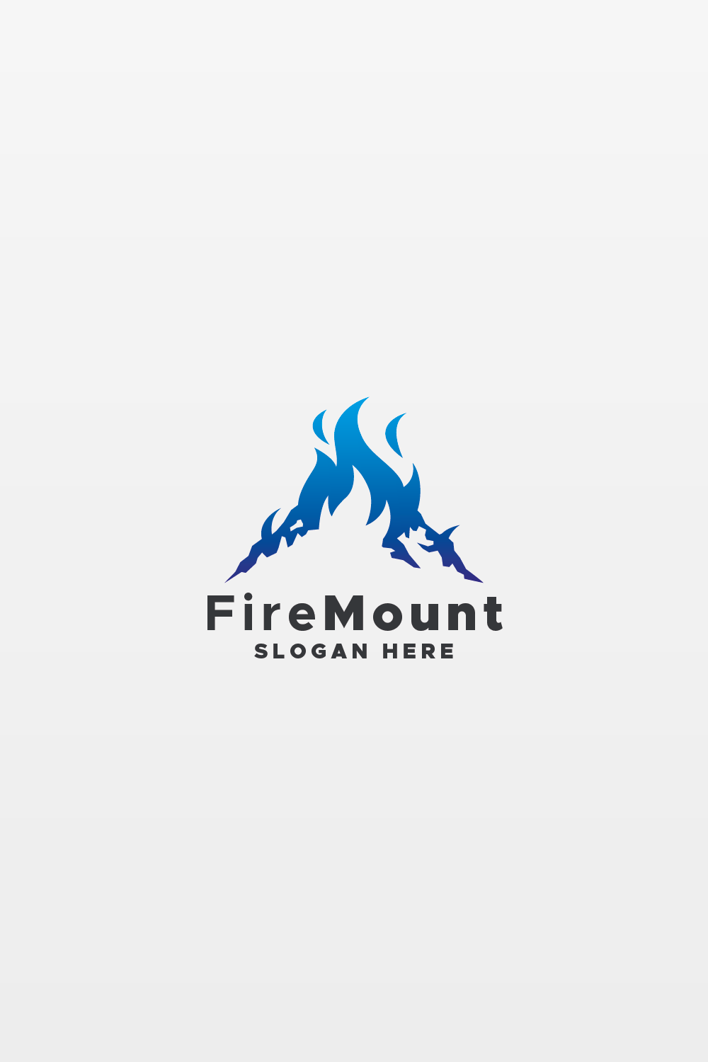 Fire Mountain Nature Logo pinterest preview image.