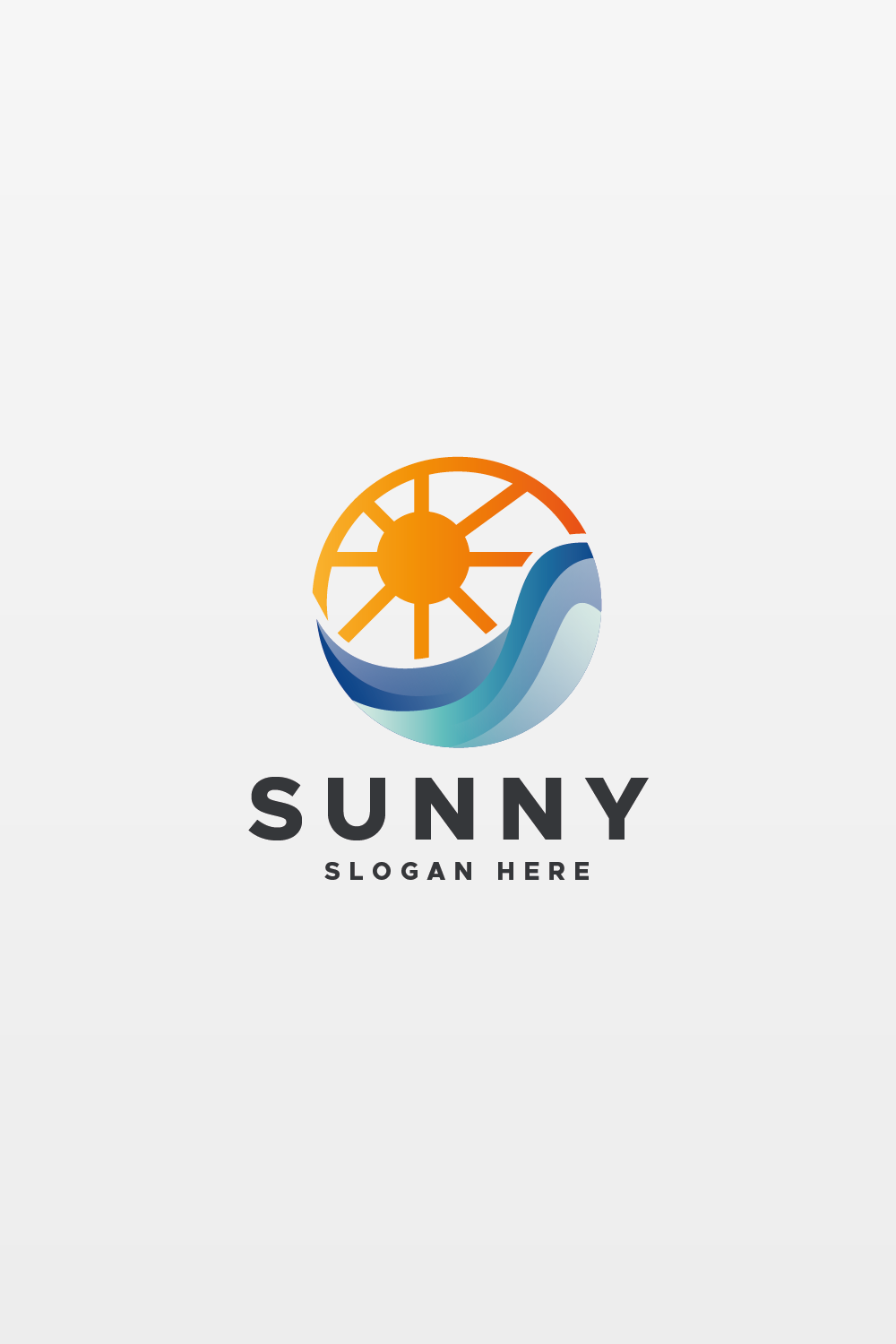 Sunny Beach Travel Logo pinterest preview image.