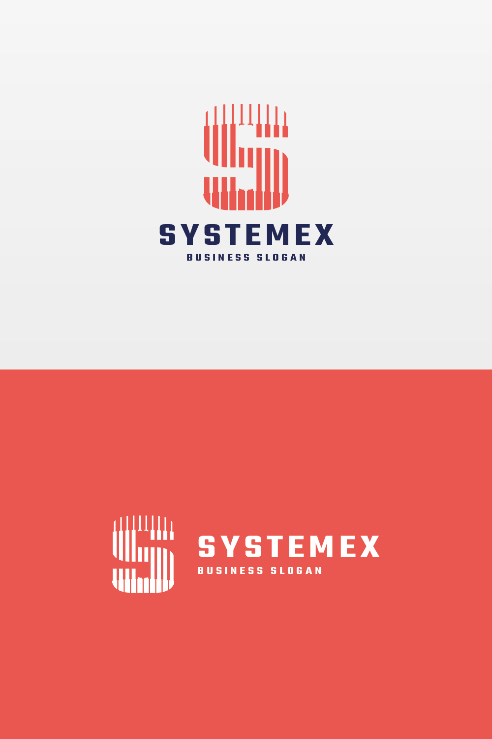 Systemex Letter S Logo pinterest preview image.